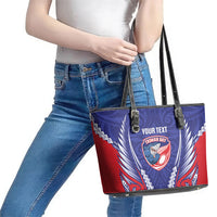 Tasman Bay 2026 Rugby Custom Leather Tote Bag NZ Maori Silver Fern