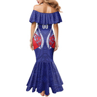 Tasman Bay 2026 Rugby Custom Mermaid Dress NZ Maori Silver Fern