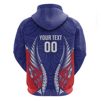Tasman Bay 2026 Rugby Custom Zip Hoodie NZ Maori Silver Fern LT14 - Polynesian Pride