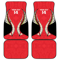 Waikato 2026 Rugby Custom Car Mats NZ Maori Silver Fern