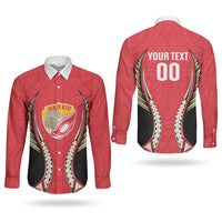 Waikato 2026 Rugby Custom Couples Matching Tank Maxi Dress and Long Sleeve Button Shirt NZ Maori Silver Fern LT14 - Polynesian Pride