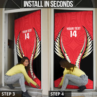 Waikato 2026 Rugby Custom Door Cover NZ Maori Silver Fern