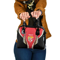 Waikato 2026 Rugby Custom Shoulder Handbag NZ Maori Silver Fern