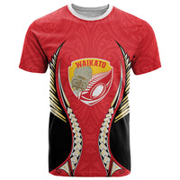 Waikato 2026 Rugby Custom T Shirt NZ Maori Silver Fern