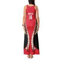 Waikato 2026 Rugby Custom Tank Maxi Dress NZ Maori Silver Fern LT14 - Polynesian Pride