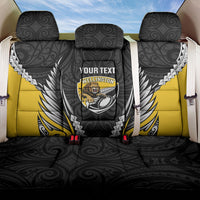 Wellington 2026 Rugby Custom Back Car Seat Cover NZ Maori Silver Fern