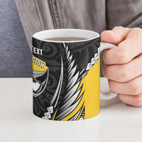 Wellington 2026 Rugby Custom Ceramic Mug NZ Maori Silver Fern