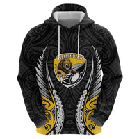 Wellington 2026 Rugby Custom Hoodie NZ Maori Silver Fern LT14 - Polynesian Pride