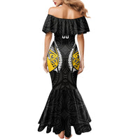 Wellington 2026 Rugby Custom Mermaid Dress NZ Maori Silver Fern LT14 - Polynesian Pride
