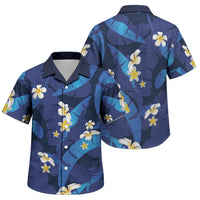 Teal Purple Banana Leaf Hawaii Family Matching Long Sleeve Bodycon Dress and Hawaiian Shirt Lau Maia Plumeria Tropical Summer Vibes