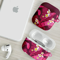 Pink Banana Leaf Hawaii AirPods Case Lau Maia Plumeria Tropical Summer Vibes LT14 - Polynesian Pride