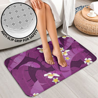 Purple Banana Leaf Hawaii Bathroom Set Lau Maia Plumeria Tropical Summer Vibes LT14 - Polynesian Pride