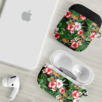Pineapple Skull Aloha Hawaii AirPods Case Summer Vibes Tropical Seamless Pattern LT14 - Polynesian Pride