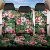 Pineapple Skull Aloha Hawaii Back Car Seat Cover Summer Vibes Tropical Seamless Pattern - Polynesian Pride
