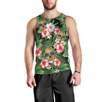 Pineapple Skull Aloha Hawaii Men Tank Top Summer Vibes Tropical Seamless Pattern LT14 - Polynesian Pride