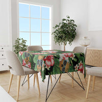 Pineapple Skull Aloha Hawaii Tablecloth Summer Vibes Tropical Seamless Pattern LT14 - Polynesian Pride