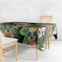Pineapple Skull Aloha Hawaii Tablecloth Summer Vibes Tropical Seamless Pattern LT14 - Polynesian Pride