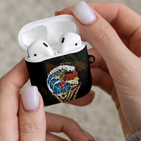 Aloha Hawaii Surfing Skull AirPods Case Shaka Skeleton Ride The Waves - Polynesian Pride