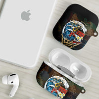 Aloha Hawaii Surfing Skull AirPods Case Shaka Skeleton Ride The Waves LT14 - Polynesian Pride