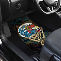 Aloha Hawaii Surfing Skull Car Mats Shaka Skeleton Ride The Waves - Polynesian Pride