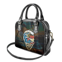 Aloha Hawaii Surfing Skull Shoulder Handbag Shaka Skeleton Ride The Waves LT14 - Polynesian Pride