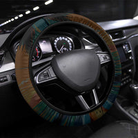 Aloha Hawaii Surfing Skull Steering Wheel Cover Shaka Skeleton Ride The Waves - Polynesian Pride