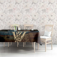 Aloha Hawaii Surfing Skull Tablecloth Shaka Skeleton Ride The Waves LT14 - Polynesian Pride