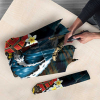 Aloha Hawaii Surfing Skull Umbrella Shaka Skeleton Ride The Waves - Polynesian Pride