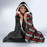Roimata Toroa Maori Taniko Inspired New Zealand Hooded Blanket LT14 - Polynesian Pride