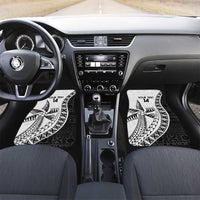 Custom Fiji Rugby Car Mats Go Champions Fijian Tapa Cloth LT14 Set 2pcs - Front White - Polynesian Pride