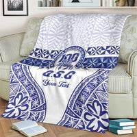 Personalised Queen Salote College Blanket Kolisi Fefine 100th Anniversary Kupesi White - Polynesian Pride