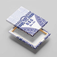 Personalised Queen Salote College Canvas Wall Art Kolisi Fefine 100th Anniversary Kupesi White - Polynesian Pride