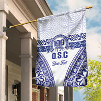 Personalised Queen Salote College Garden Flag Kolisi Fefine 100th Anniversary Kupesi White - Polynesian Pride