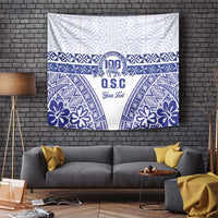Personalised Queen Salote College Tapestry Kolisi Fefine 100th Anniversary Kupesi White - Polynesian Pride