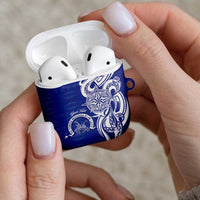 Personalised Queen Salote College AirPods Case QSC Est 1926 Ngatu Pattern LT14 - Polynesian Pride