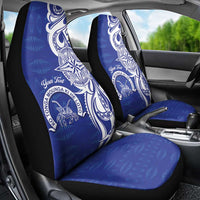 Personalised Queen Salote College Car Seat Cover QSC Est 1926 Ngatu Pattern - Polynesian Pride