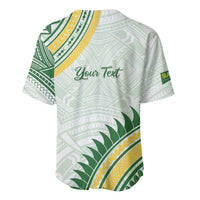 Personalised Samoa Ua Potopoto Baseball Jersey SUP Est 2025 Samoan Pattern - Polynesian Pride