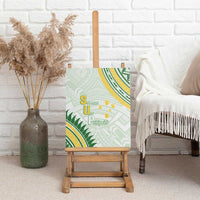 Samoa Ua Potopoto Canvas Wall Art SUP Est 2025 Samoan Pattern LT14 - Polynesian Pride