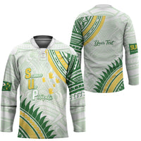 Personalised Samoa Ua Potopoto Hockey Jersey SUP Est 2025 Samoan Pattern LT14 - Polynesian Pride
