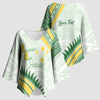 Personalised Samoa Ua Potopoto Kimono Sleeve Blouse SUP Est 2025 Samoan Pattern LT14 - Polynesian Pride