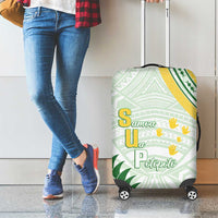 Samoa Ua Potopoto Luggage Cover SUP Est 2025 Samoan Pattern - Polynesian Pride