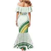 Personalised Samoa Ua Potopoto Mermaid Dress SUP Est 2025 Samoan Pattern - Polynesian Pride