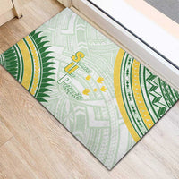 Samoa Ua Potopoto Rubber Doormat SUP Est 2025 Samoan Pattern LT14 - Polynesian Pride