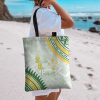 Samoa Ua Potopoto Tote Bag SUP Est 2025 Samoan Pattern - Polynesian Pride