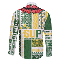 Samoa Uniting Party Family Matching Puletasi and Hawaiian Shirt SUP Est 2025 Siapo Pattern - Polynesian Pride