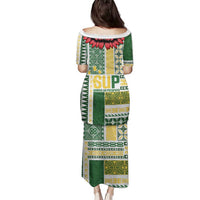 Samoa Uniting Party Family Matching Puletasi and Hawaiian Shirt SUP Est 2025 Siapo Pattern - Polynesian Pride