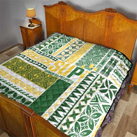 Samoa Uniting Party Quilt SUP Est 2025 Siapo Pattern - Polynesian Pride