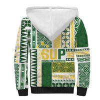 Samoa Uniting Party Sherpa Hoodie SUP Est 2025 Siapo Pattern LT14 - Polynesian Pride