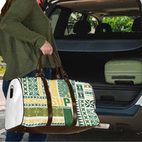 Samoa Uniting Party Travel Bag SUP Est 2025 Siapo Pattern - Polynesian Pride
