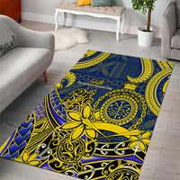 Niue Peniamina Gospel Day Area Rug Unique Niean Hiapo LT14 - Polynesian Pride